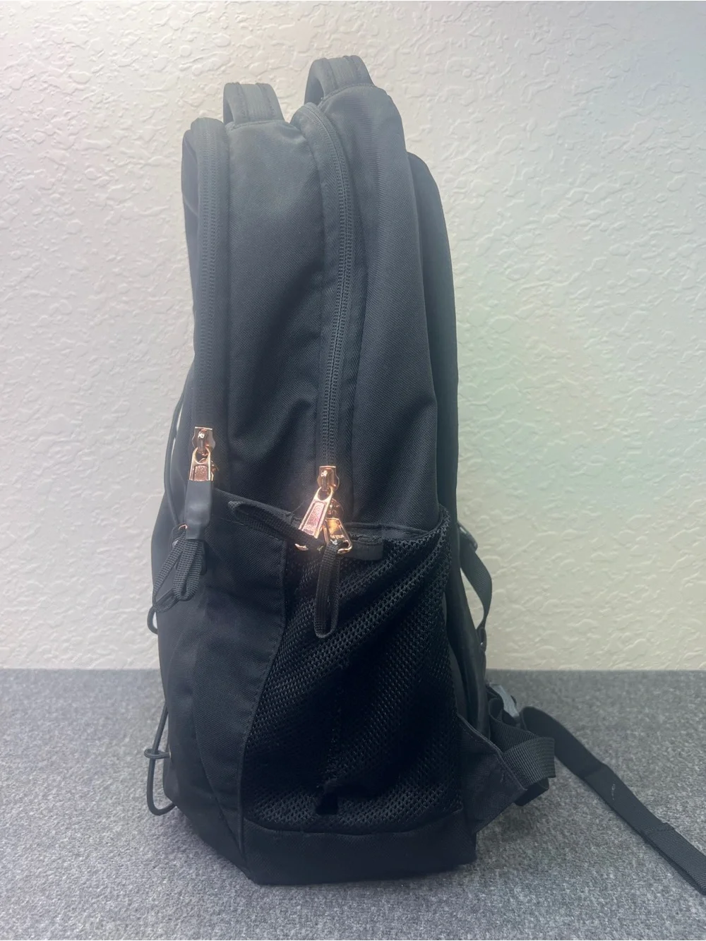 North Face - Jester Luxe Backpack / TNF Black Heather/Burnt Coral North Face -
